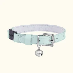 Collier Pour Chat Rococo (3 Couleurs) -Chats Chiens Produits Magasin Cheshire WainLuxuryCatCollarLeatherLightBlue 1800x1800 85a817bf b659 416e 9098 c79f76bc6b4a