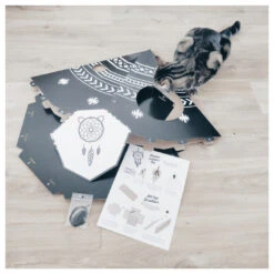 Tipi Pour Chat Design En Carton Recyclé (3 Couleurs) -Chats Chiens Produits Magasin GetAttachmentThumbnail aad56498 74ac 454f 9ec5 6c90e880eb91