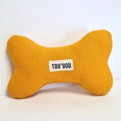 Jeu Os Pour Chien En Lin Naturel -Chats Chiens Produits Magasin JouetpourchienNonosJauneCurrytailleL TouYou 1024x1024 2x 9104a4d2 409b 4289 9df5 335a9b137215