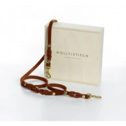 Laisse En Cuir Pour Chien Souple Réglable (2x) -Chats Chiens Produits Magasin butter 2x adjustable dog leash sahara cognac