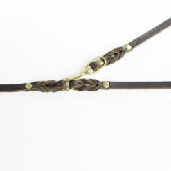 Laisse En Cuir Pour Chien Souple Réglable (2x) -Chats Chiens Produits Magasin butter 2x adjustable details 2