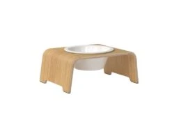 Bol Pour Chien Surélévé DogBar® Single -Chats Chiens Produits Magasin dogBar SINGLE M 140 Oak light Porcelain 1024x 10e6185d 77e4 4f67 91ed f8ffac407752