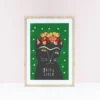 Affiche Chat Frida Catlo