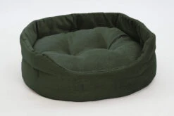 Panier Rond Chelsea Velours Côtelé -Chats Chiens Produits Magasin hundekoerbchen chelsea forrest green 2