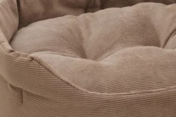 Panier Rond Chelsea Velours Côtelé -Chats Chiens Produits Magasin hundekoerbchen chelsea toffee 4 scaled