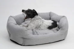 Lit Ovale Loomi -Chats Chiens Produits Magasin hundekoerbchen loomi grau 3 scaled