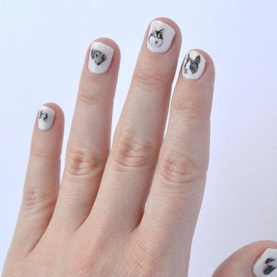 Stickers Autocollant Pour Ongle ~ Chien ~ 2 Stickers Autocollant Pour Ongle ~ Chien ~ – Image 2