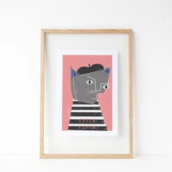 Affiche Chat Pablo Picatso