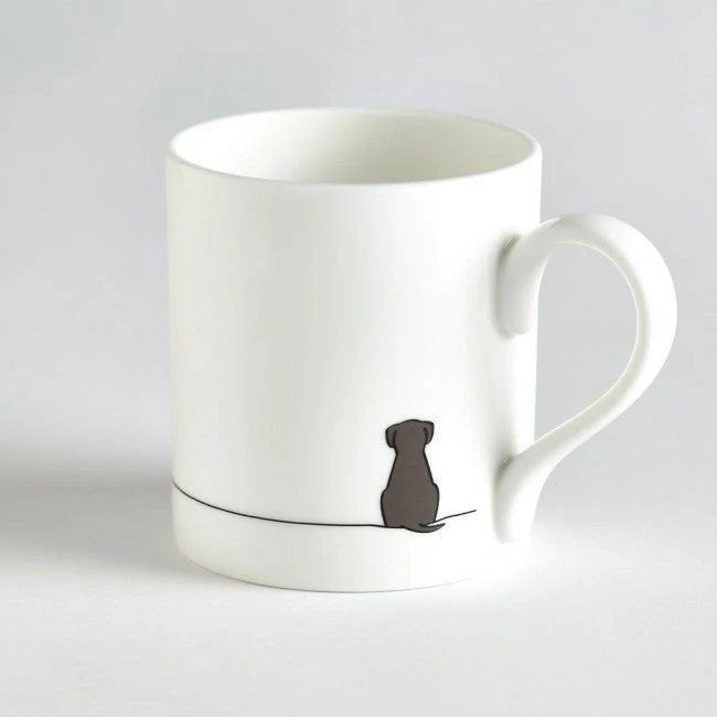 Tasse Chien Assis Jin Design 1 Tasse Chien Assis Jin Design