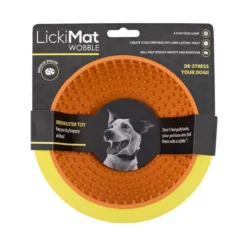 Bol Anti-stress Pour Chien LickiMat® Wobble™ -Chats Chiens Produits Magasin lickimat wobble orange treat bowl 16cm