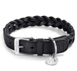 Collier En Cuir Pour Chien Bergamo 8 Collier En Cuir Pour Chien Bergamo -Chats Chiens Produits Magasin mc c04 007 01 m walk bergamo collar black