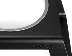 Double écuelle Surélevée Alu Design Pour Chien Desco -Chats Chiens Produits Magasin mc c06 005 03 m silicone eat desco powder coated black 720x563 1