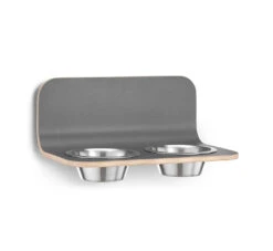 Bols Surélevés Pour Chat Arco 7 Bols Surélevés Pour Chat Arco -Chats Chiens Produits Magasin mc c06 011 01 s eat arco dog feeder hpl grey