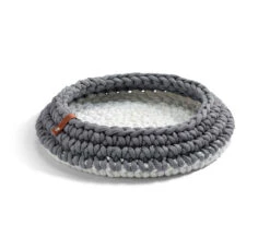 Panier Pour Chat Nido -Chats Chiens Produits Magasin mc g02 005 02 sleep nido cat basket slate white