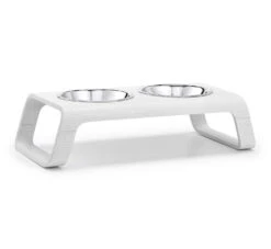 Double écuelle Design Pour Chat Desco Nordique (5 Finitions) -Chats Chiens Produits Magasin mc g06 006 02 s eat desco ash white stained
