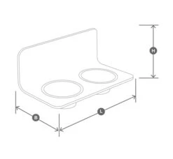 Bols Surélevés Pour Chien Arco -Chats Chiens Produits Magasin miacara product sizes arco