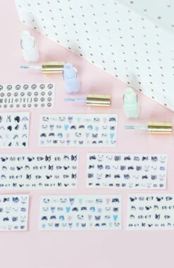Stickers Autocollant Pour Ongle ~ Chat ~ 9 Stickers Autocollant Pour Ongle ~ Chat ~ -Chats Chiens Produits Magasin nail transfers web