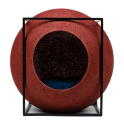 Le Cube Meyou -Chats Chiens Produits Magasin web cat cube metal clay meyou paris front